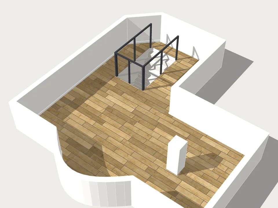 FloorStudio — Cut round columns and holes. Nothing overhangs.