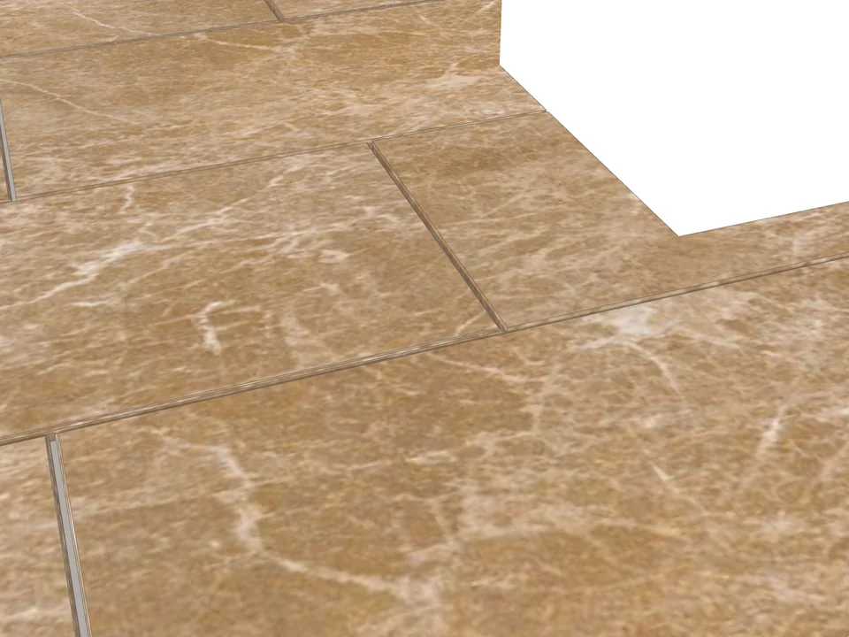 FloorStudio — Real grout gaps, real bevels. Up close too.
