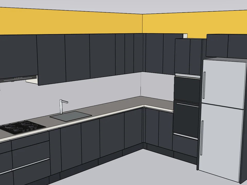 KitchenFun Studio — Kiriş, Gola, boy modül: usta gibi çözer