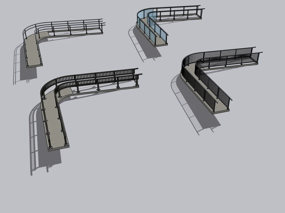 Ramp Studio — 8 railing types that follow every turn.