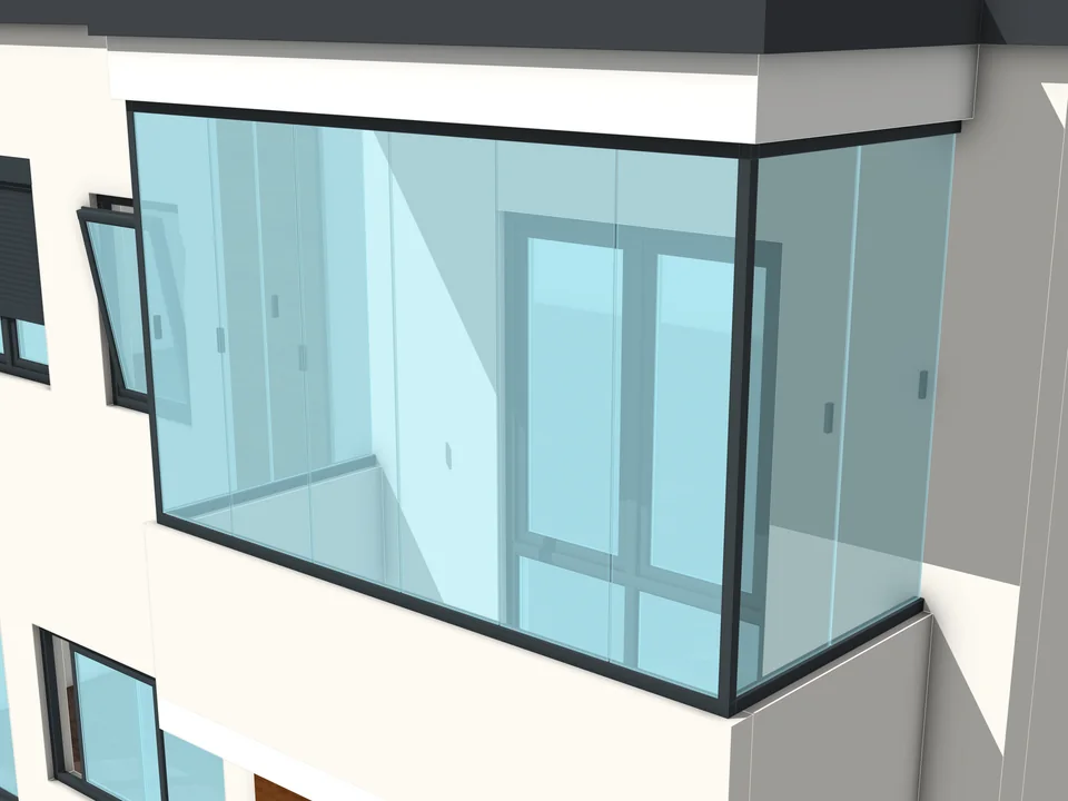 WindowFun Studio — L ve U hatta cam balkon da hazır.
