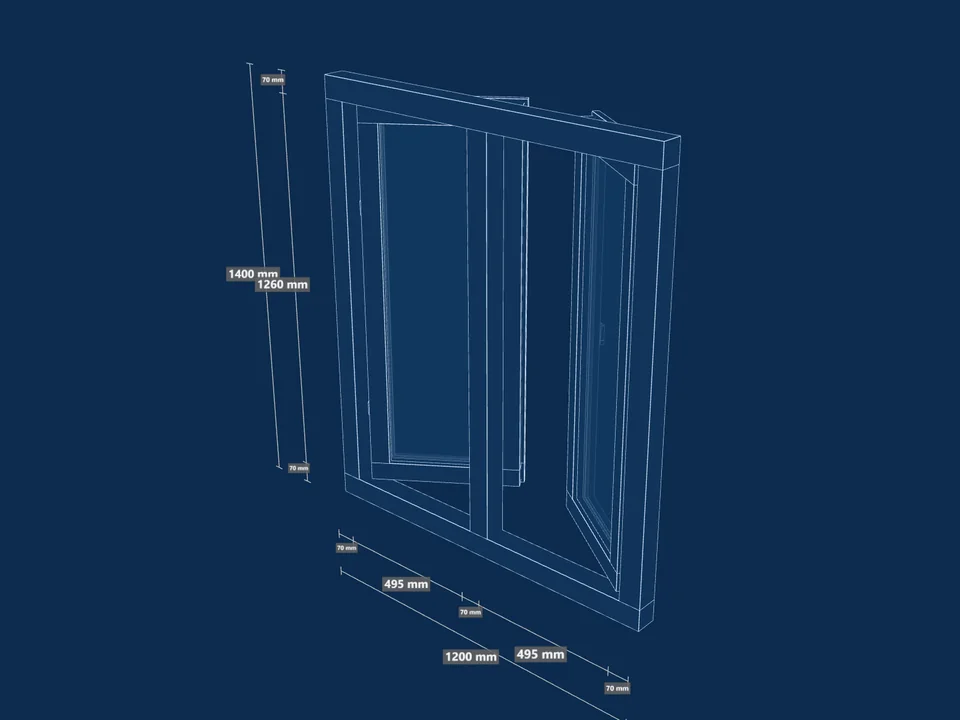 WindowFun Studio Web — Gerçekçiden mavi çizime altı görünüm.